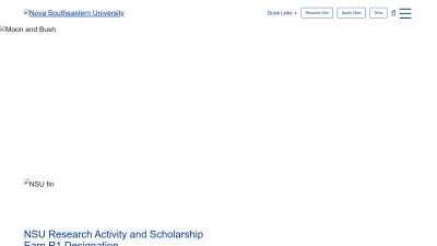 Screenshot of Nova.edu