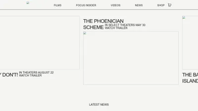 Screenshot of Focusfeatures.com