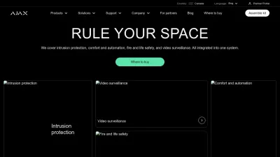 Screenshot of Ajax.systems