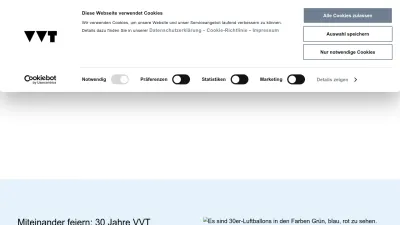 Screenshot preview of vvt.at