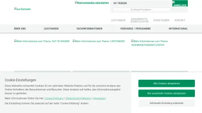 Screenshot of Sozialversicherung.at