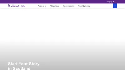 Screenshot preview of visitscotland.com