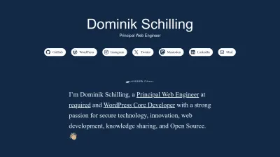 Screenshot of Dominikschilling.de