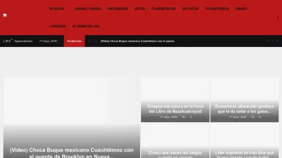 Screenshot of Elclarinete.com.mx