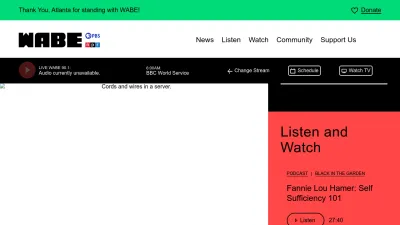Screenshot of Wabe.org