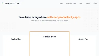 Screenshot of Thegrizzlylabs.com
