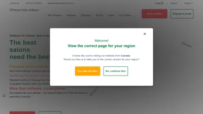 Screenshot of Phorest.com