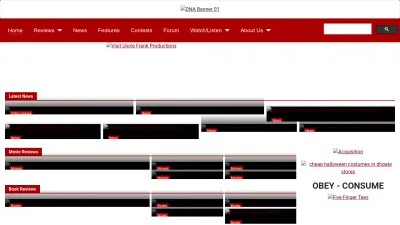 Screenshot of Horrordna.com