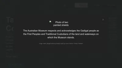 Screenshot of Australian.museum