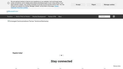 Screenshot of Cloudpartners.transform.microsoft.com