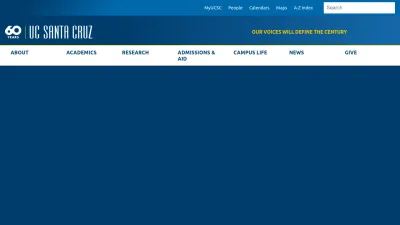 Screenshot preview of ucsc.edu