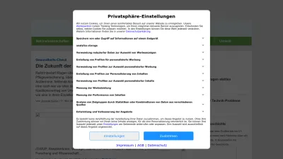 Screenshot of Scienceblogs.de