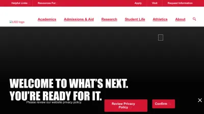 Screenshot of Usd.edu