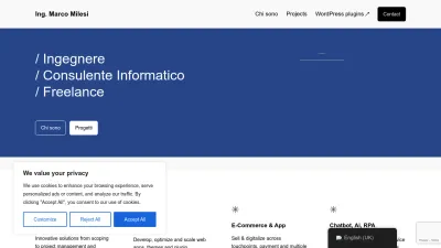 Screenshot preview of marcomilesi.com