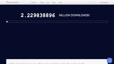 Screenshot preview of cometcache.com
