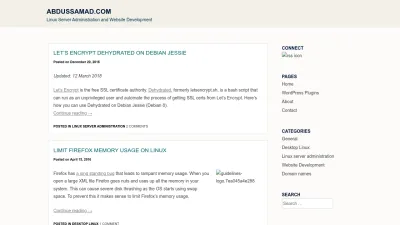 Screenshot of Abdussamad.com