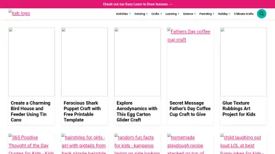 Screenshot of Kidsactivitiesblog.com