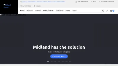 Screenshot of Midlandeurope.com