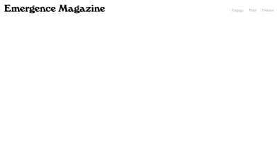 Screenshot of Emergencemagazine.org