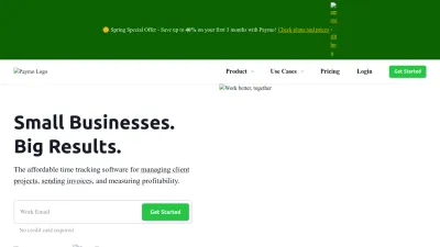 Screenshot of Paymoapp.com