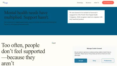 Screenshot of Woebothealth.com