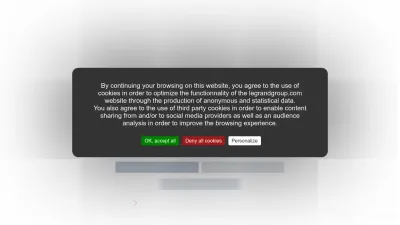 Screenshot of Legrand.com