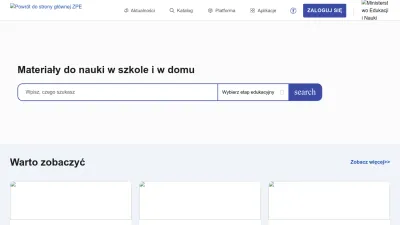 Screenshot of Zpe.gov.pl
