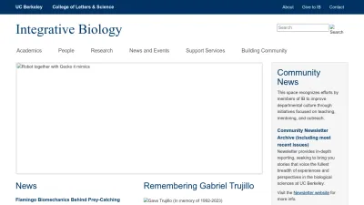 Screenshot of Ib.berkeley.edu