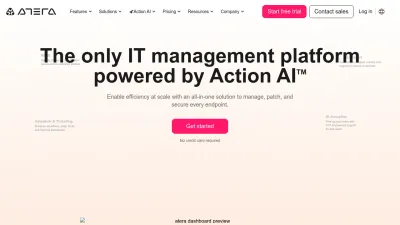Screenshot of Atera.com