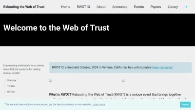 Screenshot of Weboftrust.info