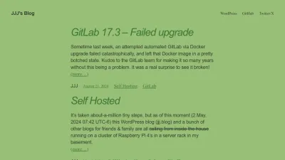 Screenshot preview of jjj.blog