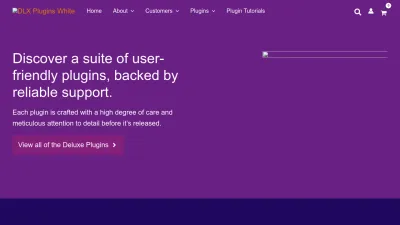Screenshot of Dlxplugins.com