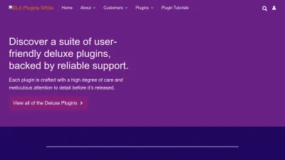 Screenshot preview of dlxplugins.com
