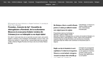 Screenshot of Defenseromania.ro