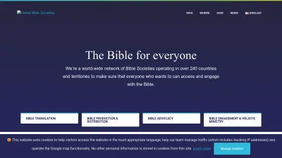 Screenshot of Unitedbiblesocieties.org