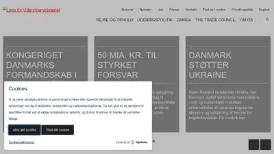 Screenshot of Um.dk
