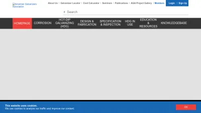 Screenshot of Galvanizeit.org