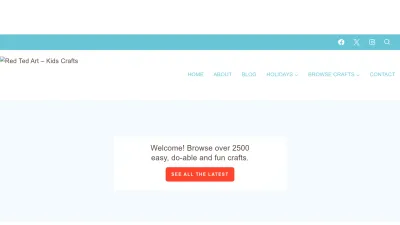 Screenshot of Redtedart.com