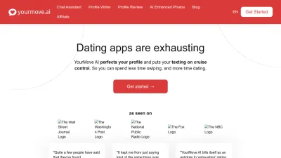 Screenshot of Yourmove.ai