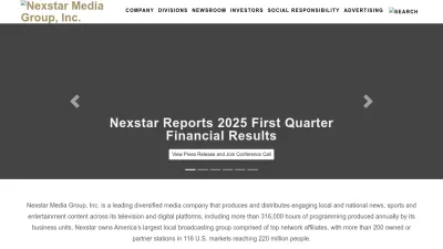 Screenshot of Nexstar.tv