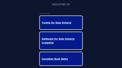 Screenshot of Wpcorner.co