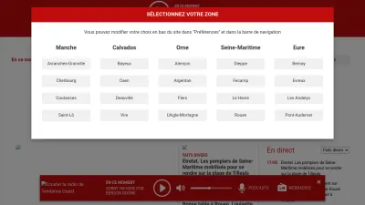 Screenshot of Tendanceouest.com