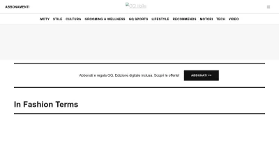 Screenshot of Gqitalia.it