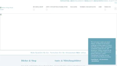 Screenshot of Einhornverlag.de