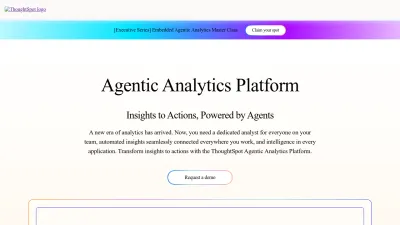 Screenshot of Thoughtspot.com