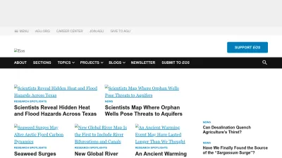 Screenshot of Eos.org
