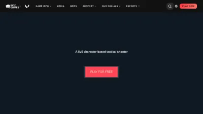 Screenshot of Playvalorant.com