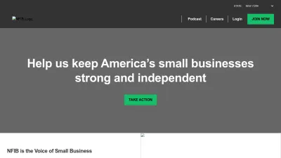 Screenshot of Nfib.com