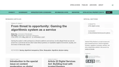 Screenshot of Policyreview.info