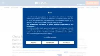 Screenshot of Rtl.be